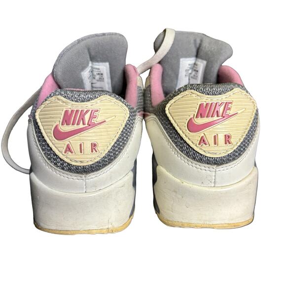 Nike Air Max 90 women’s 8.5 – grey pink running sneakers, retro vintage vibes - Picture 5 of 14